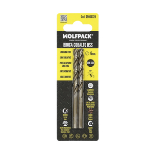 Broca Cilindrica Wolfpack in Cobalto HSS 6,00 mm. Blister 2 Unità. - Product Image 6