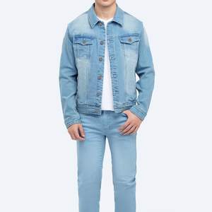 Nouveau élégant 2025 OEM hommes taille personnalisée Denim veste Style décontracté personnalité mode porter Denim Jean veste - Product Image 1