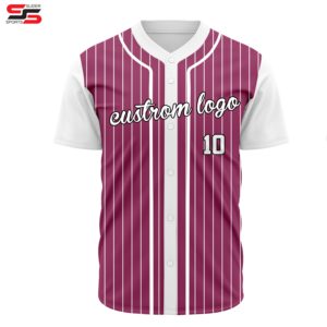 Sublimación personalizada para hombre uniforme de béisbol desgaste botón abajo jersey de béisbol para la venta - Product Image 3