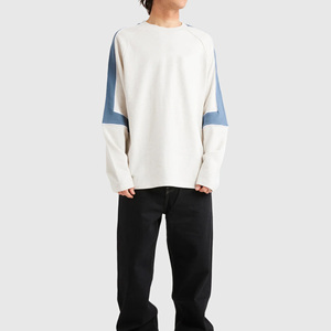 Nouvelle mode 2025 dernière surdimensionné coton mélangé hommes sweats surdimensionnés vêtements d'hiver Logo personnalisé surdimensionné sweats unis - Product Image 6