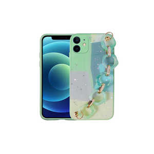Coque en silicone JoieCreatif Elsa pour iPhone 12 14 Plus 13 Pro Max - Étui de téléphone de luxe à motifs scintillants avec dragonne - Product Image 1