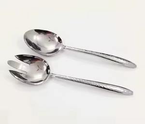 Handmade Metal Resin <b>Salad</b> <b>Tools</b> Including Fork Spoons Modern Multifunctional Kitchen Decor Dining - Product Image 2