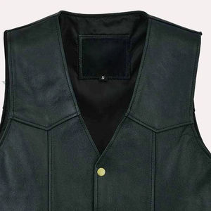 Wholesale New Best Selling <b>Women</b> Biker Leather <b>Vest</b> Design Waterproof Breathable High Quality Genuine Leather Shell <b>Knitted</b> Low - Product Image 4