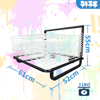 JH-Mech oeuvres d'art affiches imprime grand assistant métal impression séchage affichage support de stockage support facile à déplacer Art support de séchage