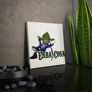 420 Lienzo temático Foto Azulejo Elegante Cannabis Arte de pared - Product Image 1