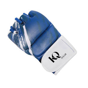 Guantes de Entrenamiento de Cuero para MMA, Paneles de Malla Transpirable, Palma Reforzada, Diseño Ligero, Correa de Muñeca Ajustable para un Mejor Control - Product Image 4