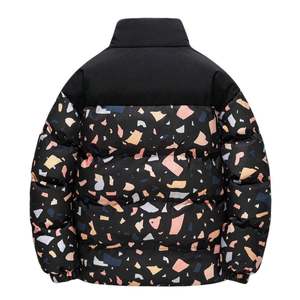 Veste à bulles d'hiver à sublimation tendance, nouvelle collection, vente en gros professionnelle pour hommes, avec fermeture éclair sur le devant, logo, coupe-vent, qualité - Product Image 2