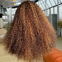 Perruque de cheveux crépus bouclés vietnamiens bruts courts Bob perruques de cheveux humains Swiss Lace Front Pixie Cut Lace Frontal perruques pour les femmes noires