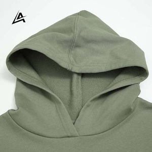 Sudadera Corta con Capucha para Mujer, Logotipo Personalizado Aifran Sports, Estilo Holgado con Hombros Caídos, Sudadera Corta de Alta Calidad en Felpa Francesa - Product Image 3