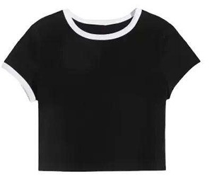 เสื้อครอปสำหรับผู้หญิงเสื้อกีฬาแขนสั้นลำลองแห้งเร็วระบายอากาศ - Product Image 2