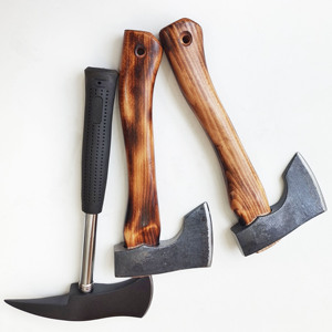 Wholesale Customized Premium Quality OEM ODM <b>Service</b> Professional Damascus Outdoor Pure Hand <b>Forged</b> Open Mountain Outdoor axe - Product Image 4