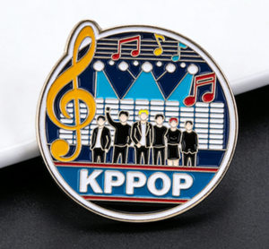 Pin de esmalte personalizado de Kpop, pin de solapa de metal para fans, fabricante de insignias de esmalte suave - Product Image 4
