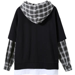 Sweat à capuche surdimensionné délavé à l'acide vintage à la mode pull ample Streetwear personnalisé à manches longues tenue décontracté pour l'hiver 2026 - Product Image 2