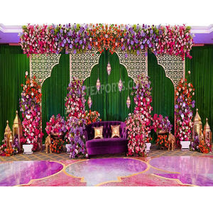 แผงเลเซอร์เวทีตัดด้วยเลเซอร์เฮนน่าสำหรับงานแต่งงานของชาวมุสลิมแผงเลเซอร์สำหรับเวทีแต่งงานมุสลิม - Product Image 1