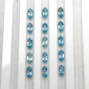 IGI Certifié Haute Qualité Bleu Apatite Marquise Coupe Gemme Facettes Tailles 2-8 MM Couleur Bleu Naturel pour Bijoux - Product Image 4