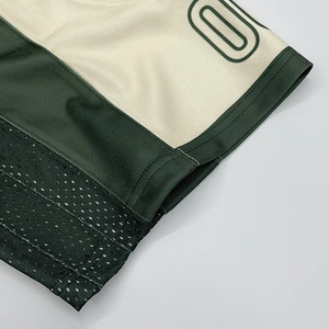 Maillot de football américain en polyester respirant, maillot de baseball en mesh, t-shirt d'entraînement, logo personnalisé, OEM ODM, vente chaude - Product Image 6