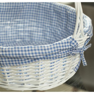 Panier décoratif en osier Wheeler, panier de rangement fait main, vente en gros, écologique, fabriqué au Vietnam - Product Image 6