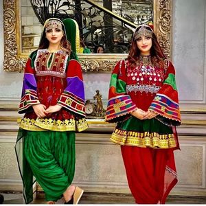 Ropa tradicional hecha a mano vestido afgano de alta calidad mejor Material afgano Vintage vestidos de mujer 0648 - Product Image 1