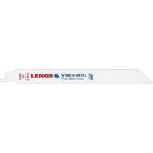LENOX 810R Reciprocating <b>Saw</b> Blade 203mm Length 19mm Width Tooth Pitch 10 5 Pieces Per Card - Product Image 1