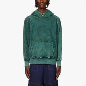 Precio al por mayor sudaderas con capucha para ropa de Hombre Sudaderas con capucha de lavado ácido 100% sudaderas con capucha de lavado ácido de estilo urbano - Product Image 3
