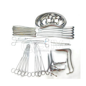 Juego de curetaje ginecológico equipado con portaagujas para uso profesional en hospitales juego de curetaje ginecológico - Product Image 1