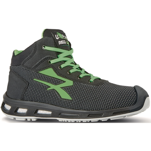 Botas de Seguridad RedLion S3S CI FO SR ESD, Talla 43 W.11, Negro/Verde - Ergonómicas y Seguras - Product Image 2