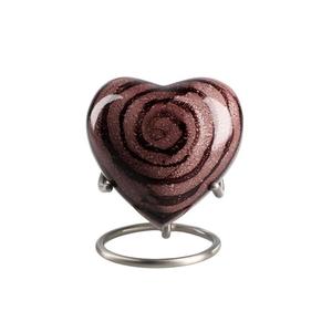 Showpiece Heart Cremation <b>Urn</b> Adults And Beloved Pet Cat <b>Dog</b> Ashes <b>Urns</b> Sustainable Metal Handmade Custom <b>Urns</b> Wholesale Price - Product Image 5