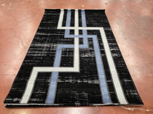 Alfombra Turca de Poliéster Afelpada Adiva, Tejida en Jacquard, Hecha a Máquina, de Pelo Alto, Acolchada, Reversible, Lavable, Antideslizante y Antimicrobiana - Product Image 4