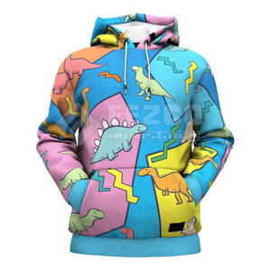 Nouveau style de sweats à capuche en coton mélangé de conception personnalisée vêtements de rue sweats à capuche à sublimation Offre Spéciale sweats à capuche à sublimation - Product Image 1