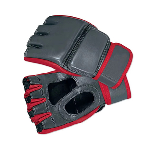 2025 último diseño, venta al por mayor, guantes MMA de entrenamiento de cuero, hecho profesional, diseño personalizado, correa de muñeca ajustable, cierre de cordones - Product Image 5