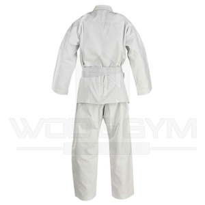 2025ชุด JJ GI Jitsu ผ้าฝ้าย100% สีขาวกำหนดเองสำหรับฝึกซ้อมและแข่งขันชุดศิลปะการต่อสู้ - Product Image 2