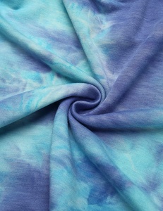 Sudadera con Capucha Reversible de Forro Polar Ecológico para Mujer, Talla Grande, Informal, Holgada, de Manga Corta, con Estampado Tie-Dye - Product Image 6