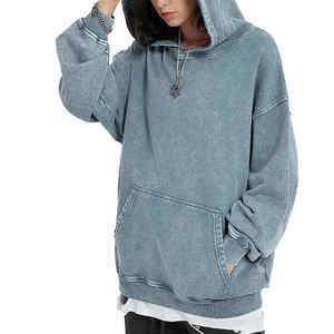 Sudaderas con Capucha de Felpa Lavada al Ácido para Hombre, con Logotipo Personalizado, de Invierno, Transpirables, de Algodón, Estilo Urbano, con Opción de Talla Grande - Product Image 5