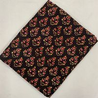 Tissu en coton imprimé à la main de qualité supérieure, motif floral bleu, tissu en coton indien de Jaipur, tissu en gros pour vêtements, décoration intérieure et artisanat