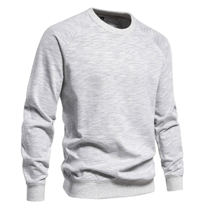 2024 nuevas sudaderas de algodón liso para hombres, sudaderas cálidas de lana de manga larga para hombres, sudaderas de Color sólido para hombres - Product Image 4