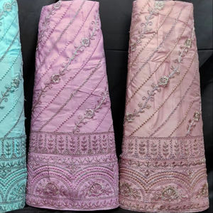 เสื้อผ้าอินเดียสำหรับหอพักแวววาว3เมตร lehenga choli 2.5เมตรสุทธิ dupatta สี่ด้านขอบ - Product Image 5