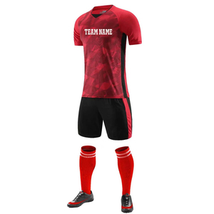 Conjuntos de ropa de fútbol/2024 Nuevos productos Camiseta de fútbol con impresión personalizada de su propio nombre Camiseta de fútbol transpirable para la venta - Product Image 2