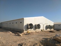 Estructura de Acero Prefabricada Ligera Profesional para Granjas Avícolas, Estructura Espacial con Servicios de Soldadura y Doblado, Estándar ASTM