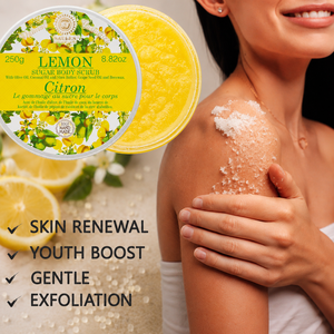 Lemon Sugar <b>Body</b> <b>Scrub</b> OEM ODM Private Label Exfoliating Sugar <b>Scrub</b> Cosmetic Manufacturer Wholesale Bulk Supply EU Made - Product Image 3