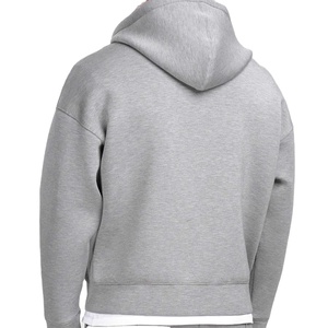 Sudadera con capucha y cremallera personalizada al por mayor, unisex, cómoda para actividades al aire libre, ropa casual térmica 100% - Product Image 1