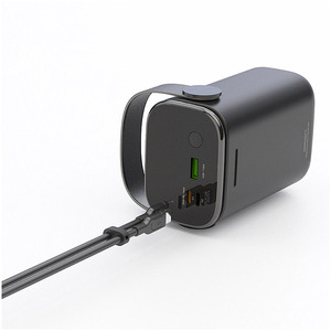 ที่ชาร์จแบตเตอรี่แบบพกพา Pd 100W 30000mAh ไฟฉาย LED 3พอร์ตพร้อมที่จับสำหรับการตั้งแคมป์ - Product Image 1