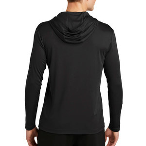 Plain Mens Jersey Hoodie Ligero Algodón Poliéster Manga Larga Hoody Venta al por mayor Camiseta Hoodie - Product Image 5