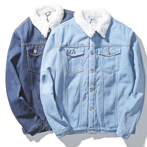 Logo personnalisé veste ample ajustée en jean veste en jean prix de gros veste en coton personnalisé hommes veste en jean pour homme - Product Image 6