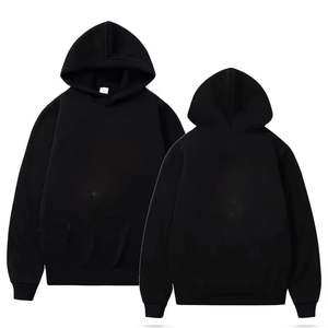 High Quality Men's <b>Oversized</b> <b>Fleece</b> <b>Hoodie</b> Custom Logo Color Drop Shoulder 500 GSM Heavyweight Long Sleeve Customized Blank - Product Image 6