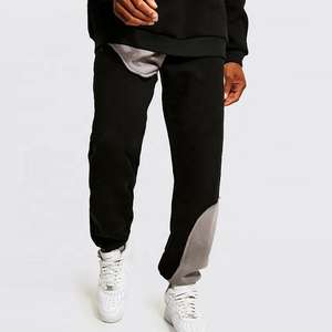 Conjunto de Dos Piezas con Capucha para Hombre, Diseño Bordado, Estilo Vintage, Felpa de Algodón Orgánico Grueso, Bloques de Color, Chándal Holgado con Costuras - Product Image 2