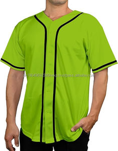 เสื้อเบสบอลมีกระดุมระดับพรีเมียมสำหรับผู้ชายเสื้อยืดฮิปฮอปเครื่องแบบกีฬา - Product Image 6