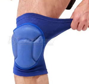 Vente en gros Protection professionnelle couleur personnalisée Genouillères d'haltérophilie légères et épaisses Dernière conception - Product Image 1