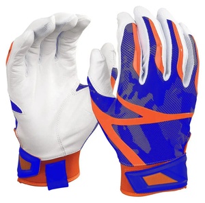 Gants de frappeur de baseball confortables personnalisables antidérapants et résistants à l'usure faits de gants en cuir respirant - Product Image 5