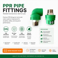 Raccords de tuyauterie PPR, coudes verts pleine taille 25 mm, raccords à bride, croisillons à 4 voies, norme DIN, pour l'installation de conduites d'eau en plastique
