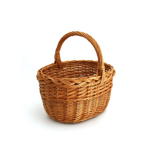 ของตกแต่งบ้านถาดเสิร์ฟอาหารหวายสุดหรูสินค้ามาตรฐานพร้อมที่จับถาดเก็บอาหารย่อยสลายได้ทางชีวภาพ - Product Image 1